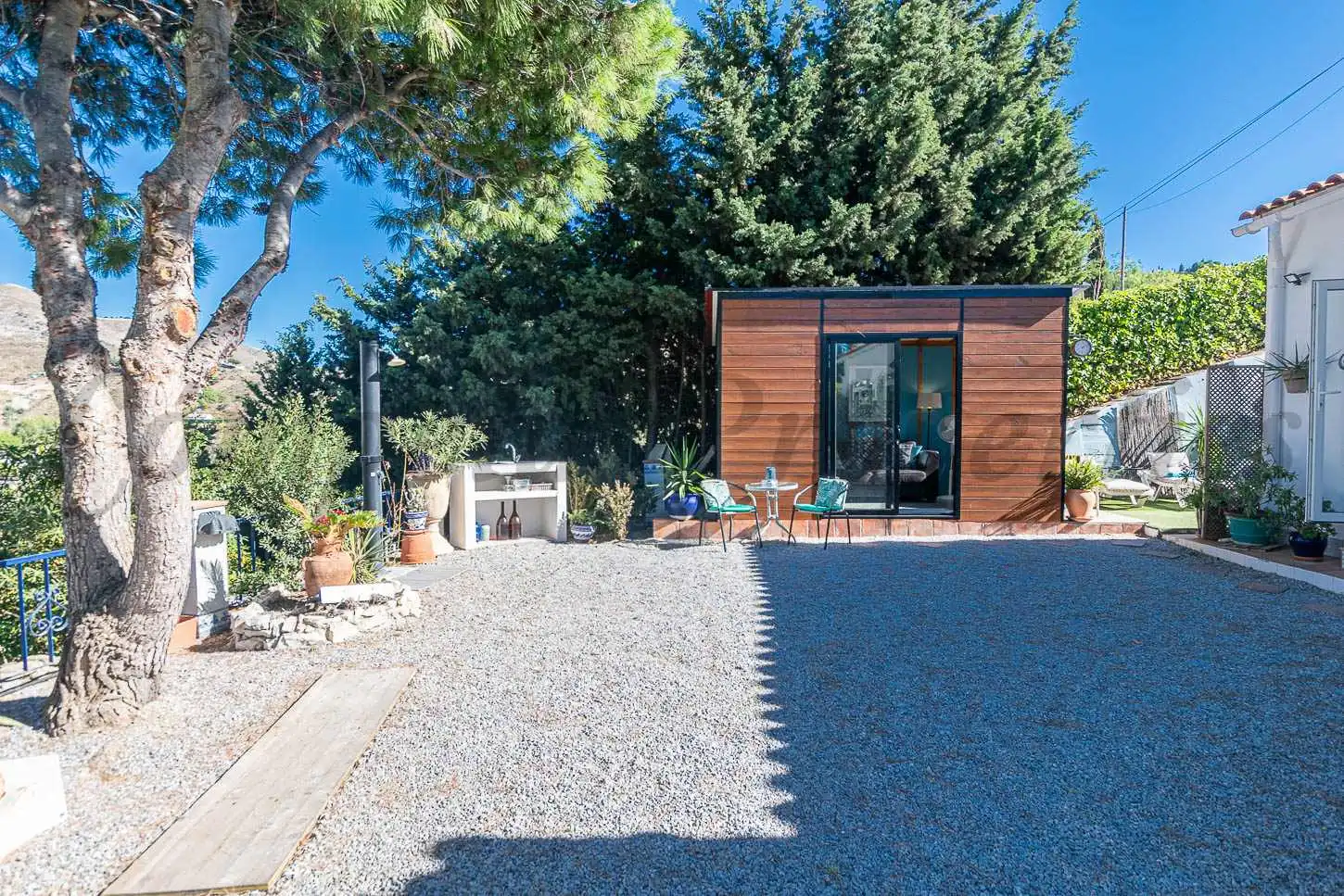 Jardí de Casa o xalet en venda en Cómpeta amb Aire condicionat, Jardí privat i Moblat