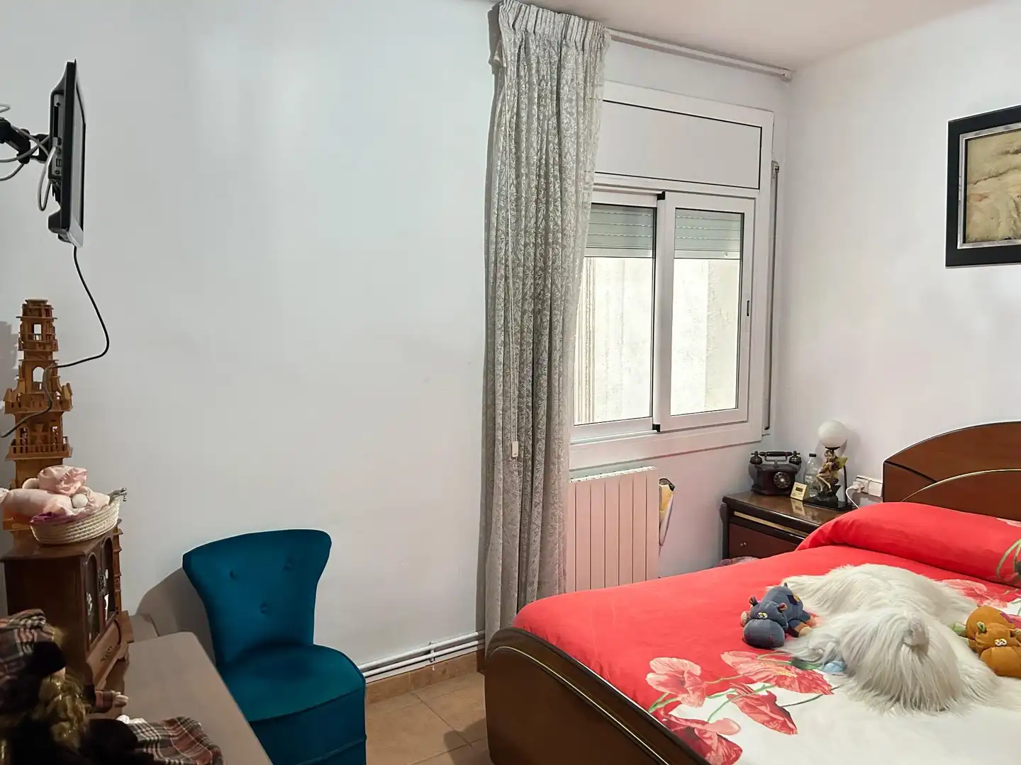 Schlafzimmer von Wohnung zum Verkauf in Mataró mit Heizung und Balkon