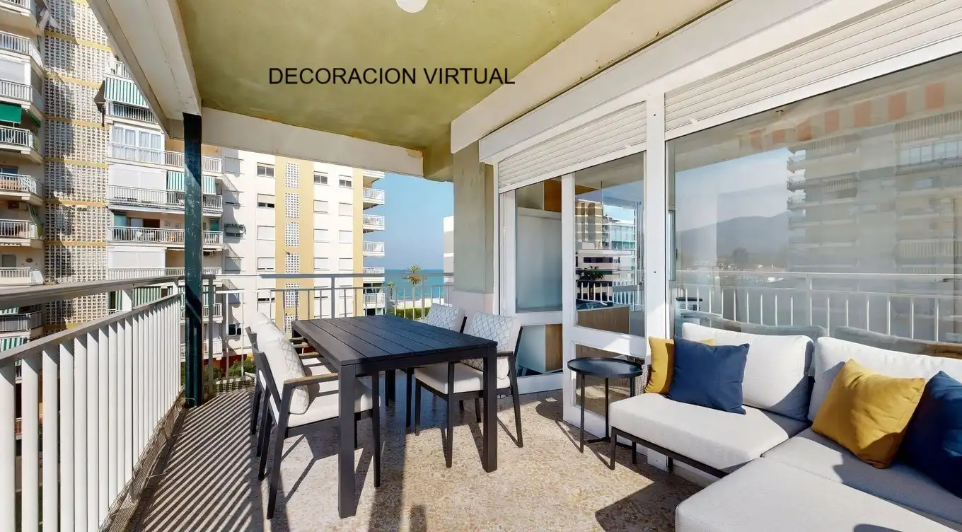 Terraza de Piso en venta en Benicasim / Benicàssim con Jardín privado y Terraza