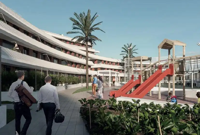Vista exterior de Apartament en venda en Mijas amb Aire condicionat, Jardí privat i Terrassa