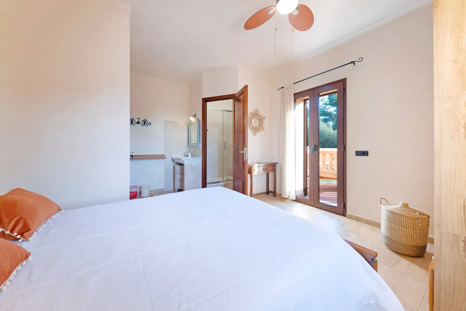 Habitación de Finca rústica en venta en Felanitx con Aire acondicionado, Calefacción y Terraza