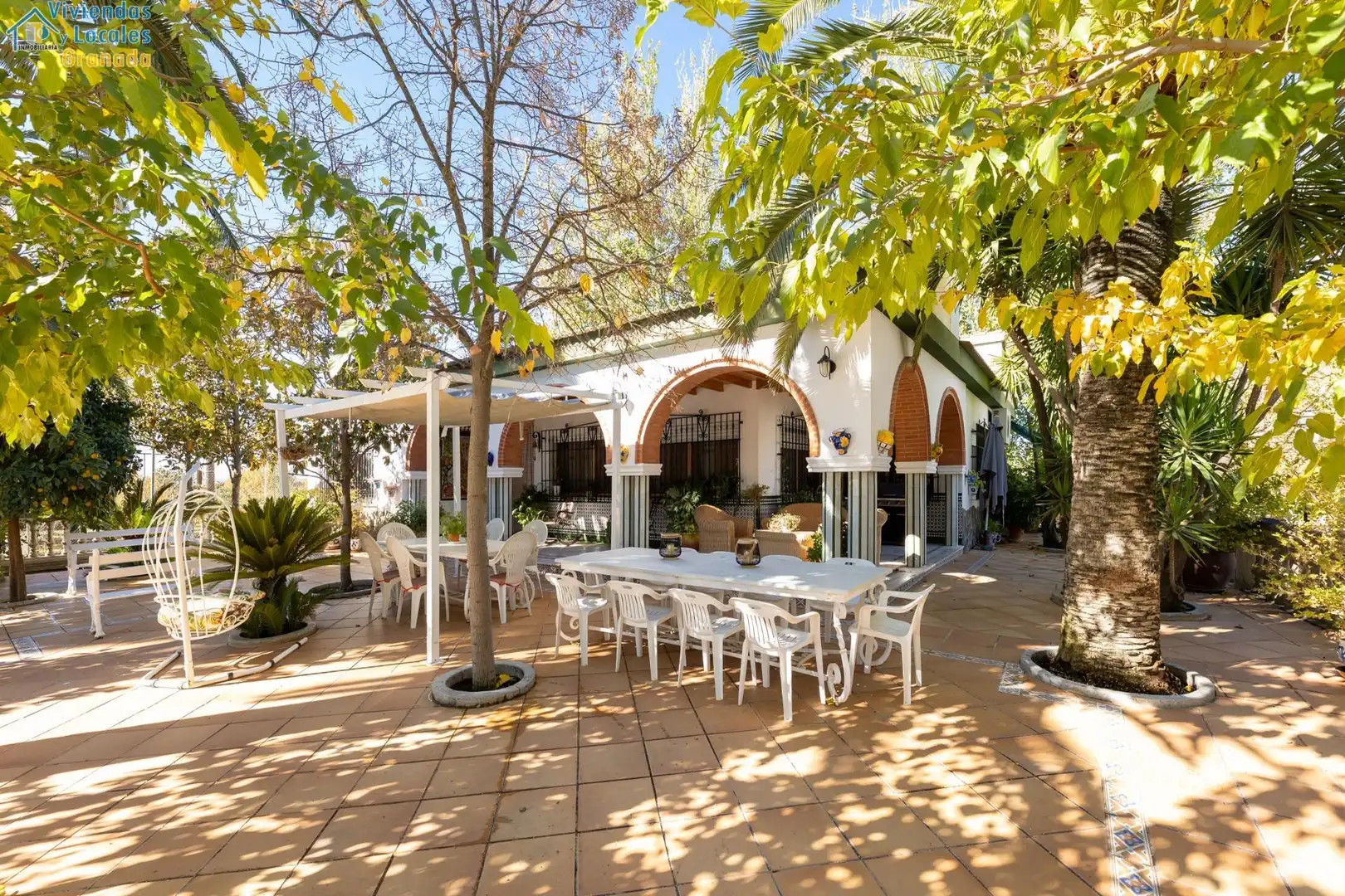 Terraza de Casa o chalet en venta en Granada con Aire acondicionado, Jardín privado y Trastero