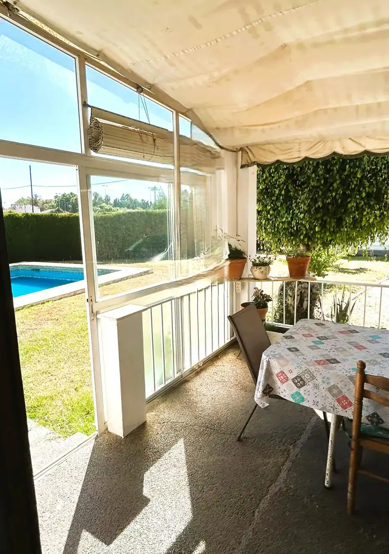 Jardí de Finca rústica en venda en Estepona amb Jardí privat, Terrassa i Piscina