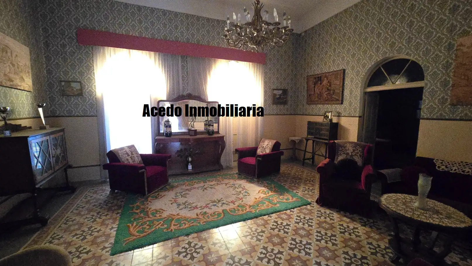 Sala d'estar de Casa o xalet en venda en Brozas amb Jardí privat, Terrassa i Piscina