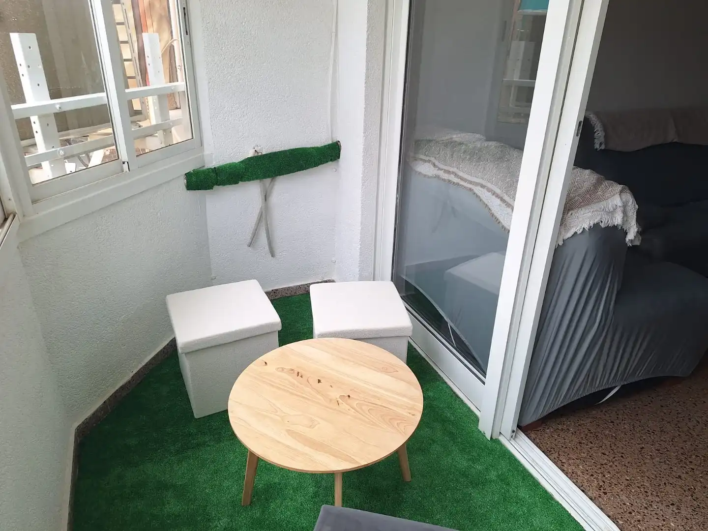 Terraza de Piso de alquiler en San Vicente del Raspeig / Sant Vicent del Raspeig con Aire acondicionado, Amueblado y Horno