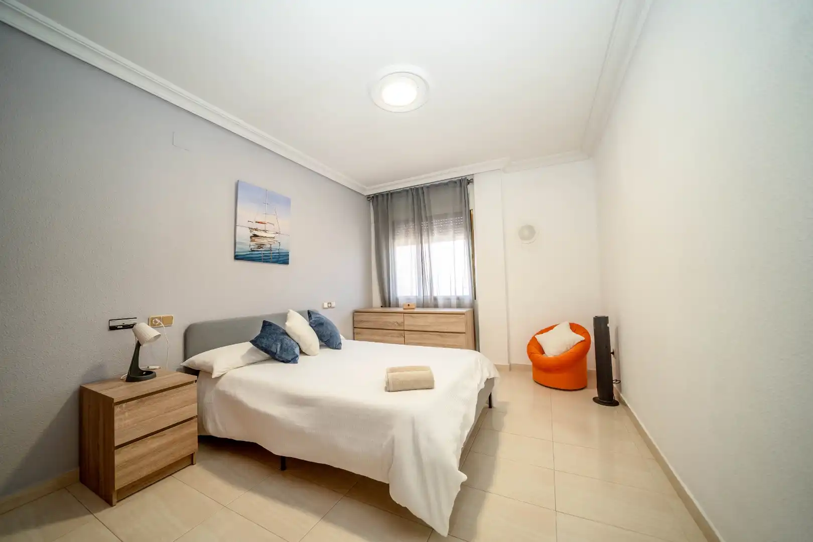 Bedroom of Apartments for rent in San Pedro del Pinatar  with Air Conditioner, Terrace and Furnished