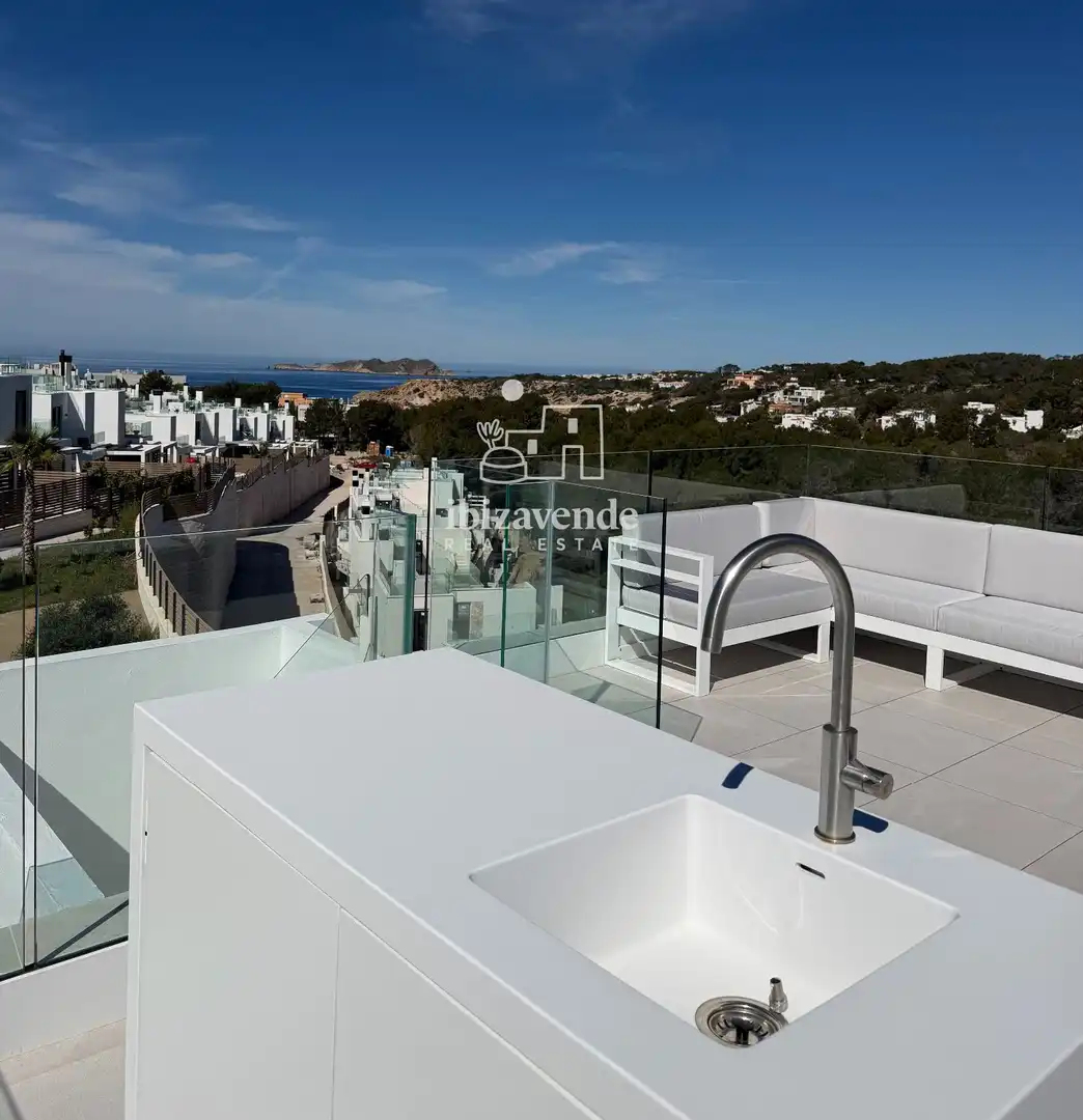 Terrassa de Casa o xalet de lloguer en Sant Josep de sa Talaia amb Aire condicionat, Piscina i Moblat