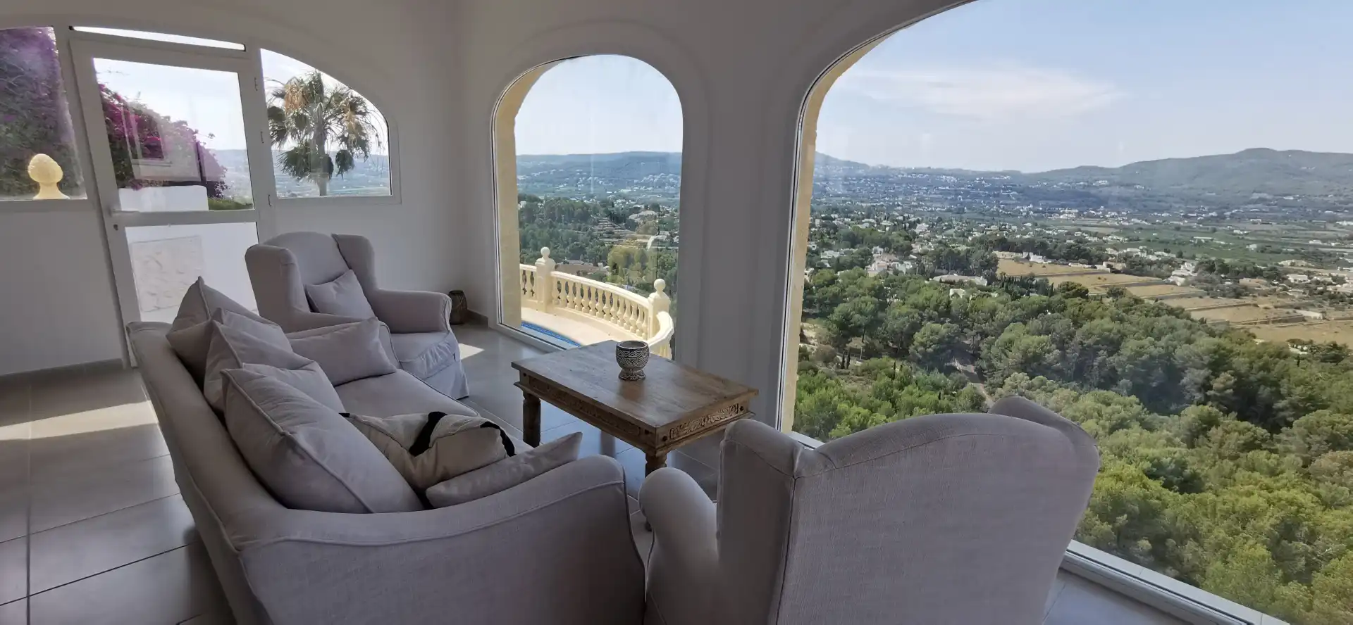 Sala de estar de Casa o chalet en venta en Jávea / Xàbia con Aire acondicionado, Calefacción y Jardín privado