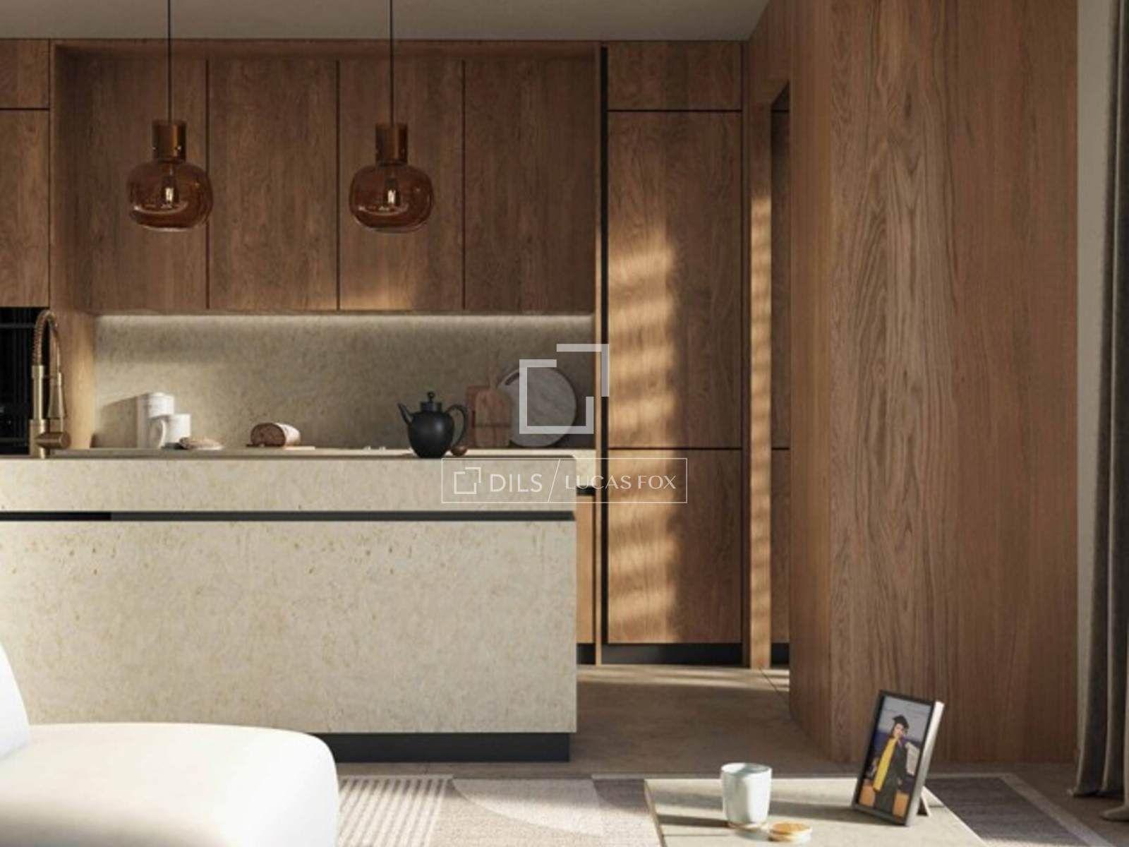 Kitchen of Flat for sale in Sant Cugat del Vallès  with Air Conditioner, Heating and Terrace