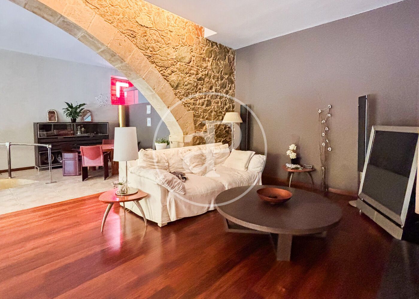 Sala d'estar de Finca rústica en venda en Teià amb Aire condicionat, Calefacció i Jardí privat