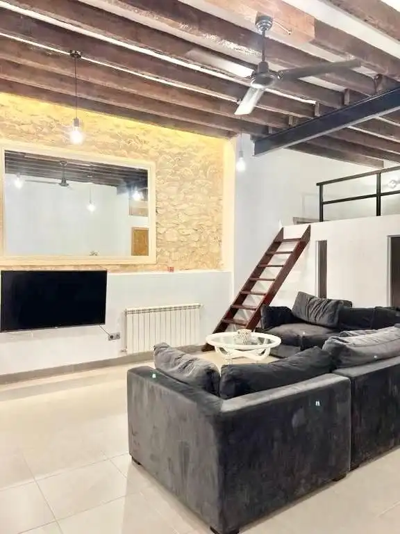 Sala d'estar de Planta baixa de lloguer en Alicante / Alacant amb Aire condicionat, Calefacció i Moblat