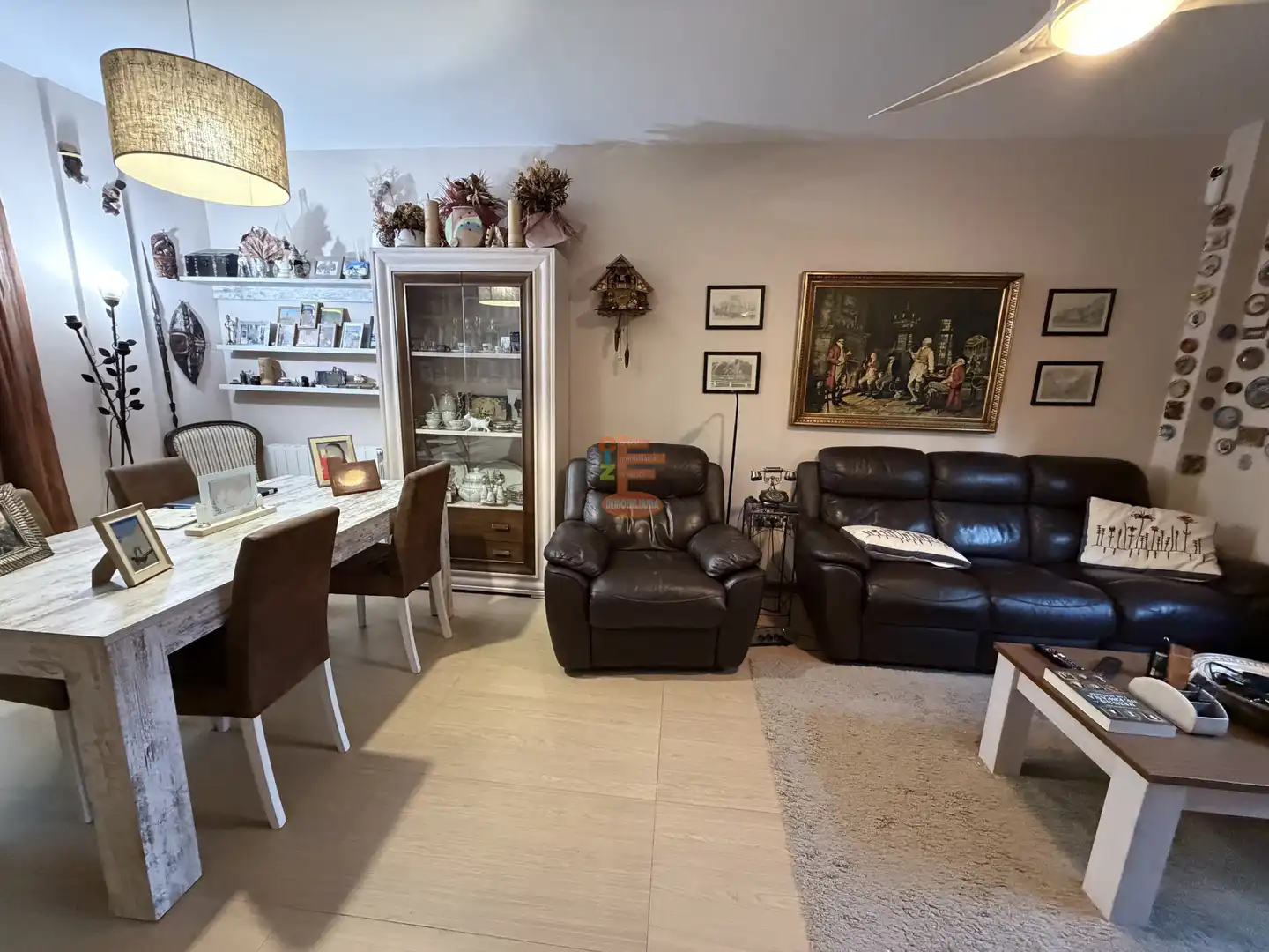 Living room of Houses for sale in Zaragoza  with Air Conditioner, Heating and Private garden