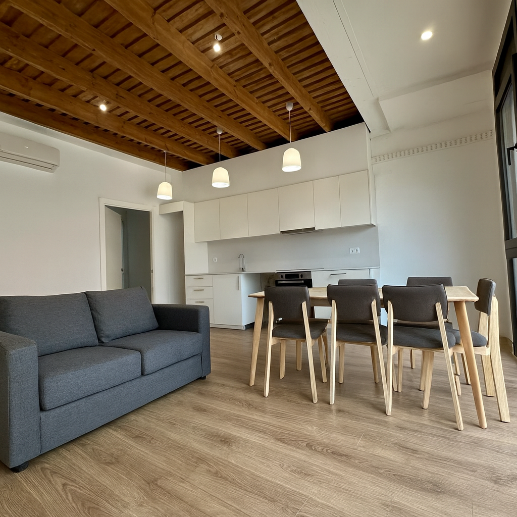 Living room of Flat to rent in Vic  with Heating