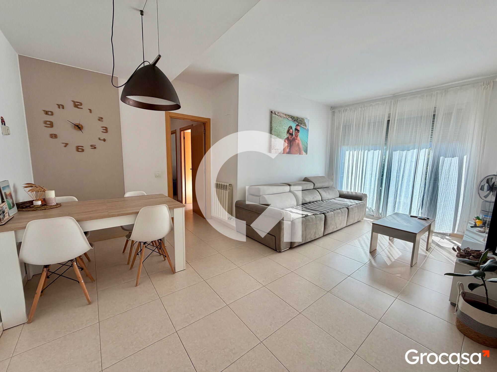 Living room of Flat for sale in Terrassa  with Air Conditioner, Heating and Oven