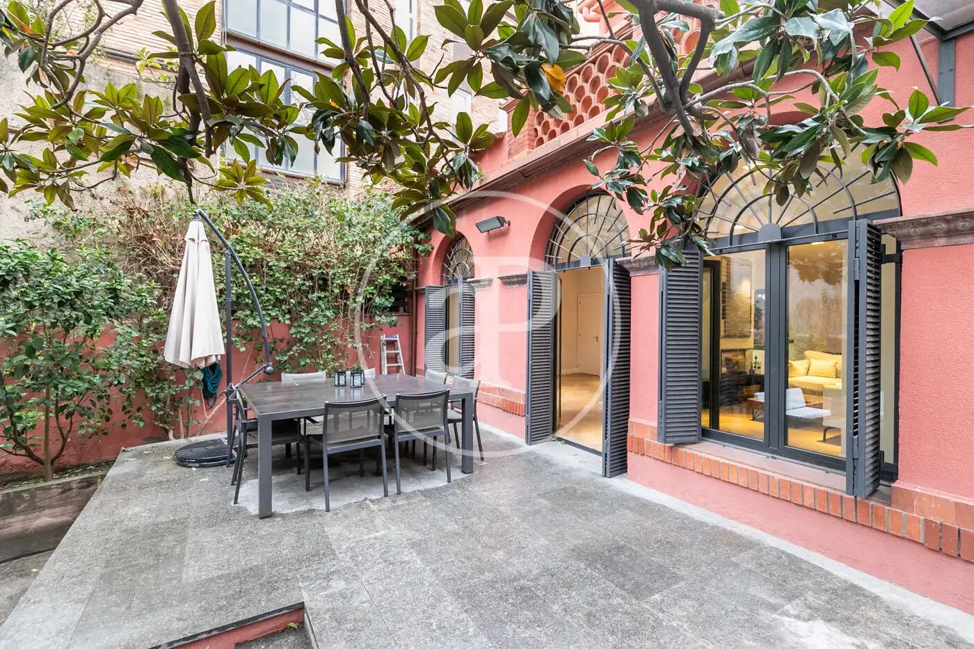 Terrasse von Wohnung zur Miete in Sarrià - Sant Gervasi