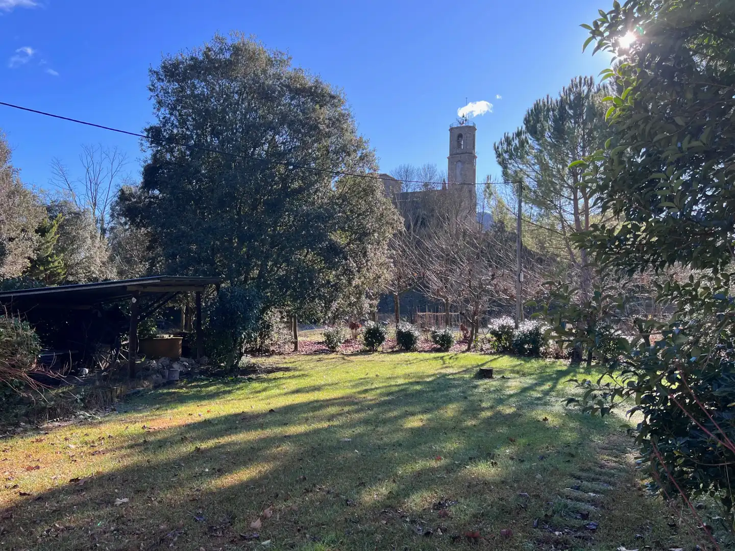Jardí de Finca rústica en venda en Mieres (Girona) amb Aire condicionat, Jardí privat i Parquet