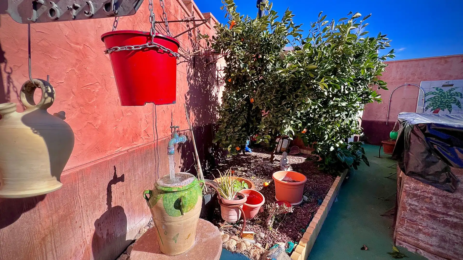 Terrassa de Casa o xalet en venda en Molina de Segura amb Aire condicionat, Jardí privat i Piscina