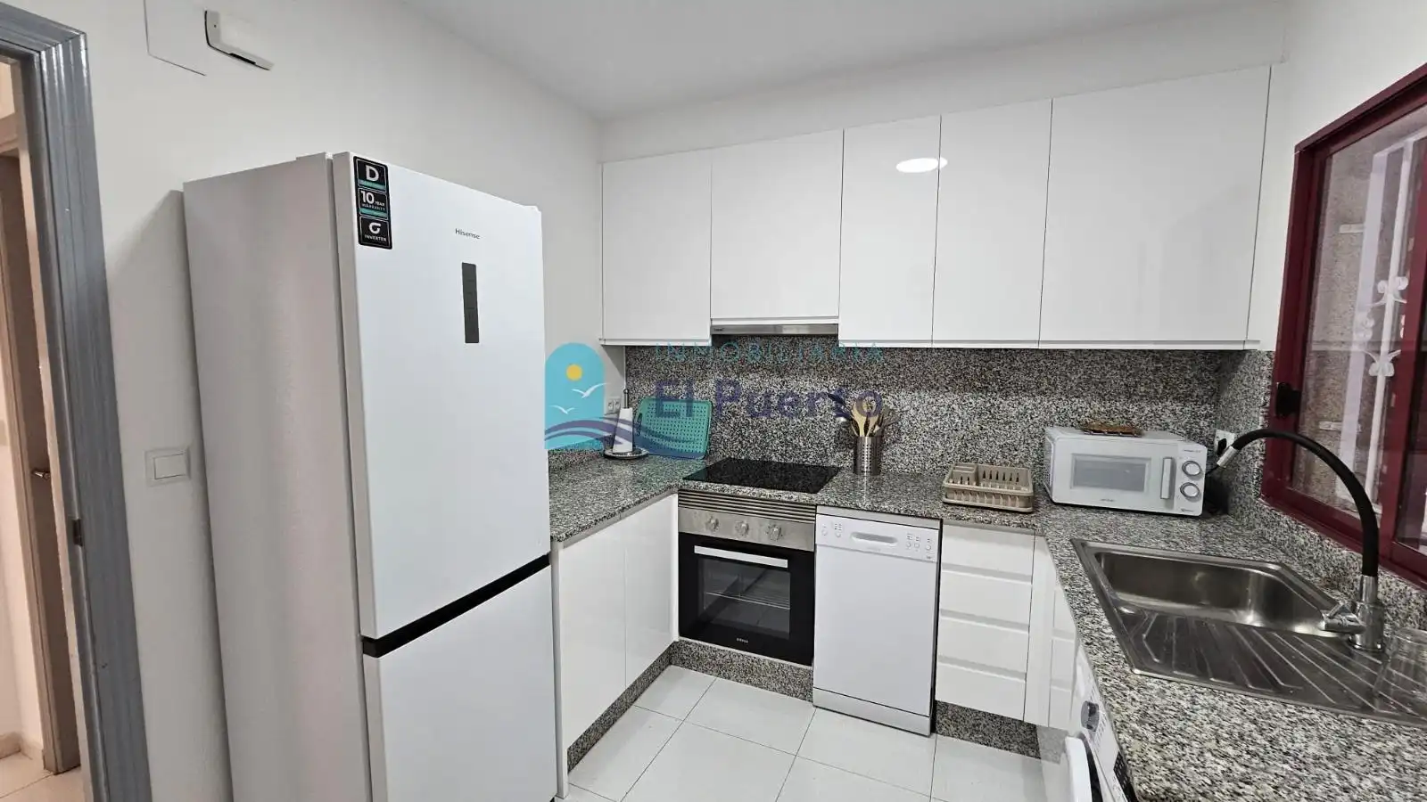 Cocina de Dúplex en venta en Mazarrón con Jardín privado, Terraza y Amueblado