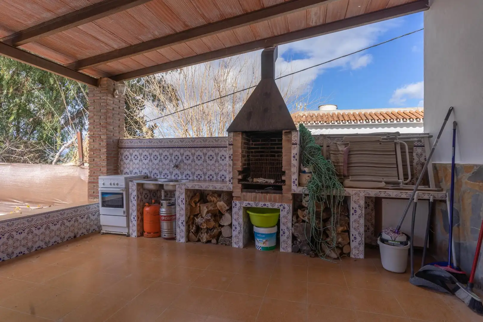 Terraza de Casa o chalet de alquiler en Alhaurín El Grande con Jardín privado, Terraza y Amueblado