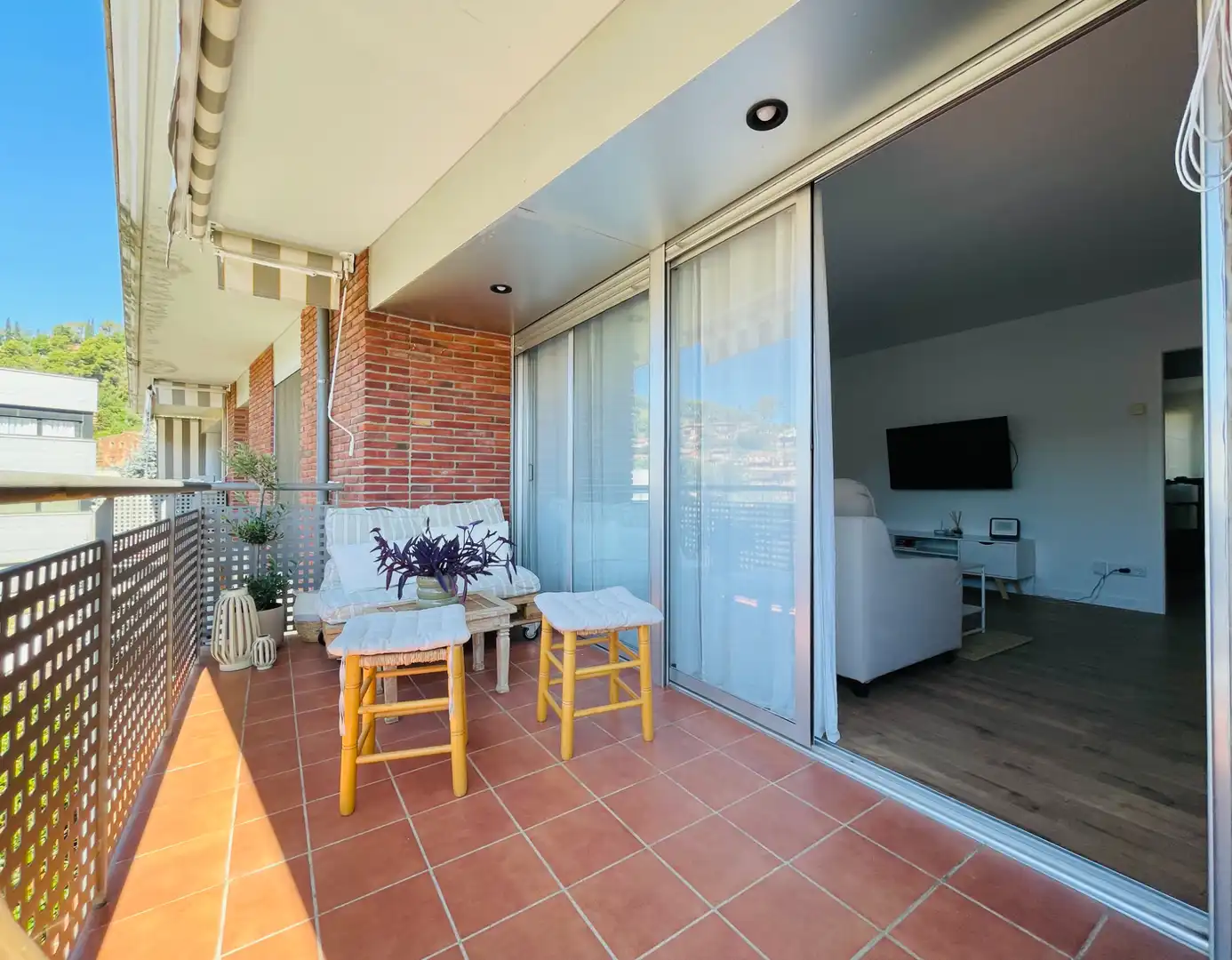 Terraza de Piso de alquiler en Corbera de Llobregat con Calefacción, Parquet y Terraza
