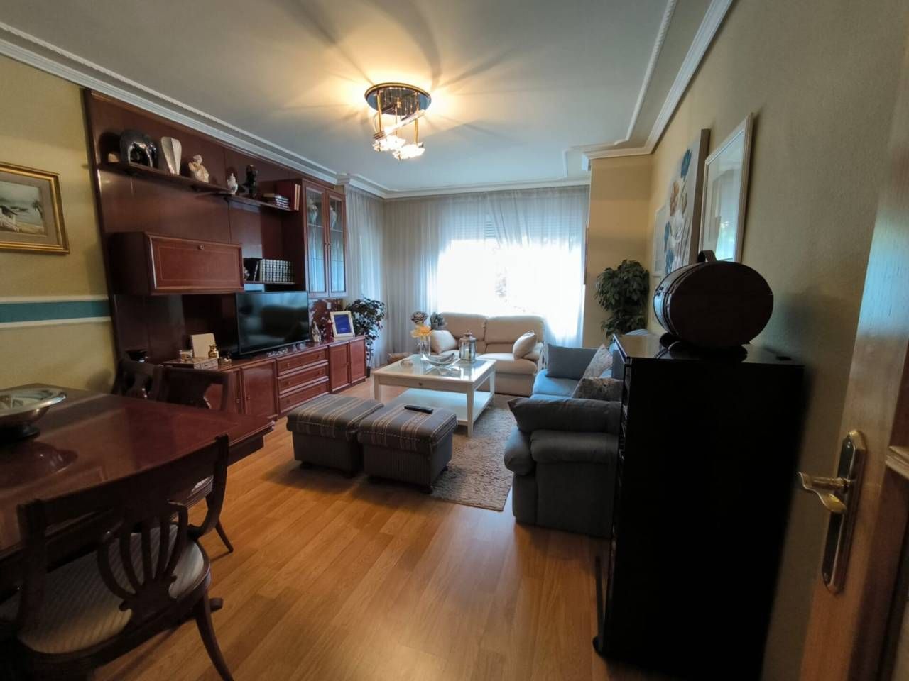 Living room of Flat for sale in  Albacete Capital  with Heating, Storage room and Balcony