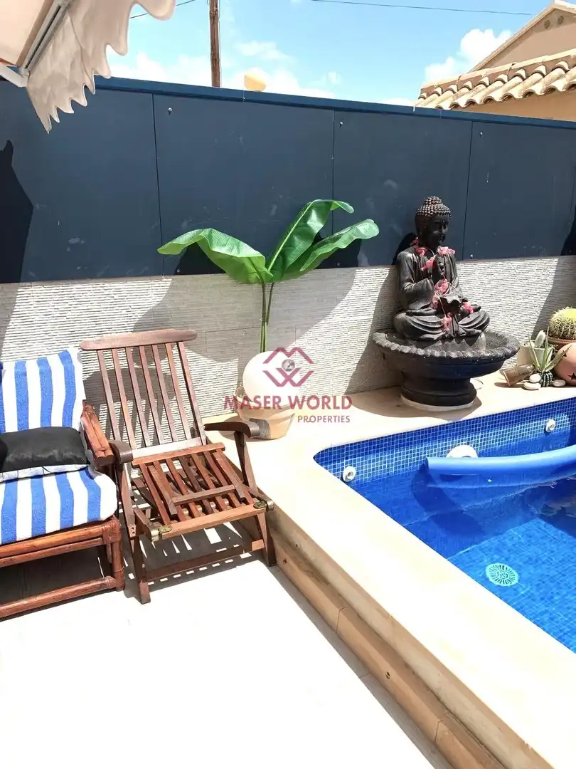 Vista exterior de Dúplex en venta en Mazarrón con Aire acondicionado, Terraza y Piscina