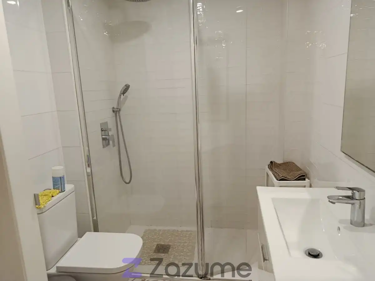 Baño de Piso de alquiler en Sevilla con Aire acondicionado, Calefacción y Parquet
