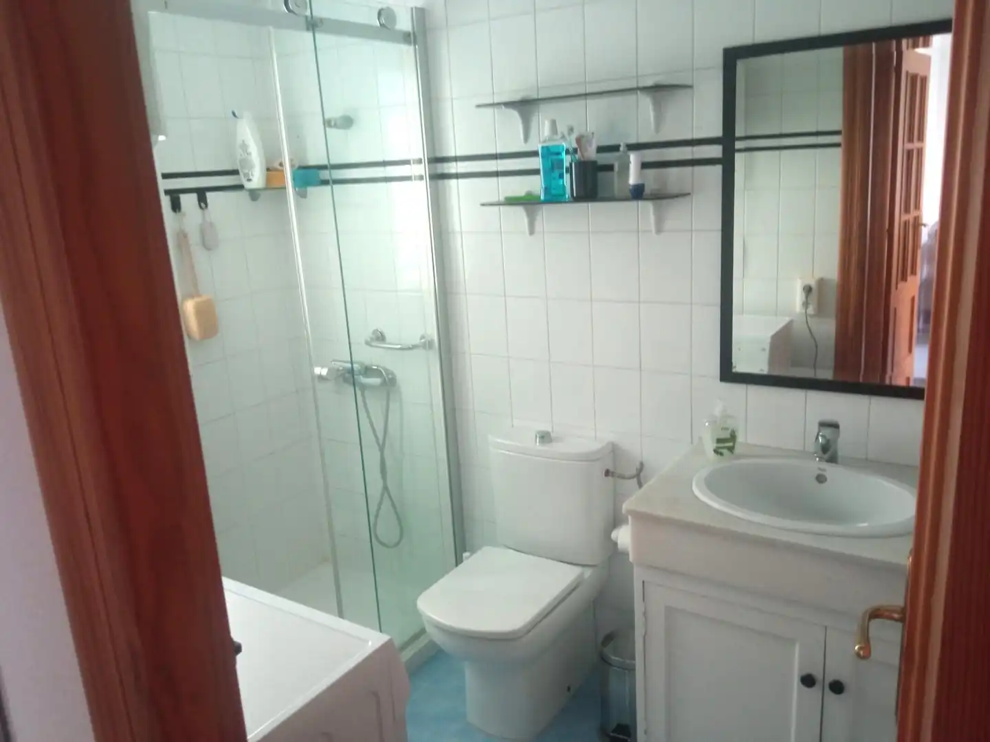 Bathroom of Flat for rent in Roquetas de Mar  with Air Conditioner, Heating and Terrace