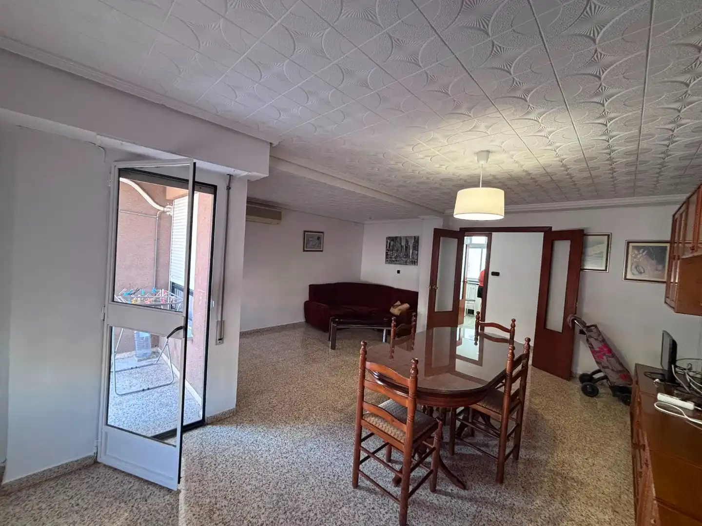 Wohnzimmer von Wohnung zur Miete in Burjassot mit Klimaanlage, Möbliert und Ofen