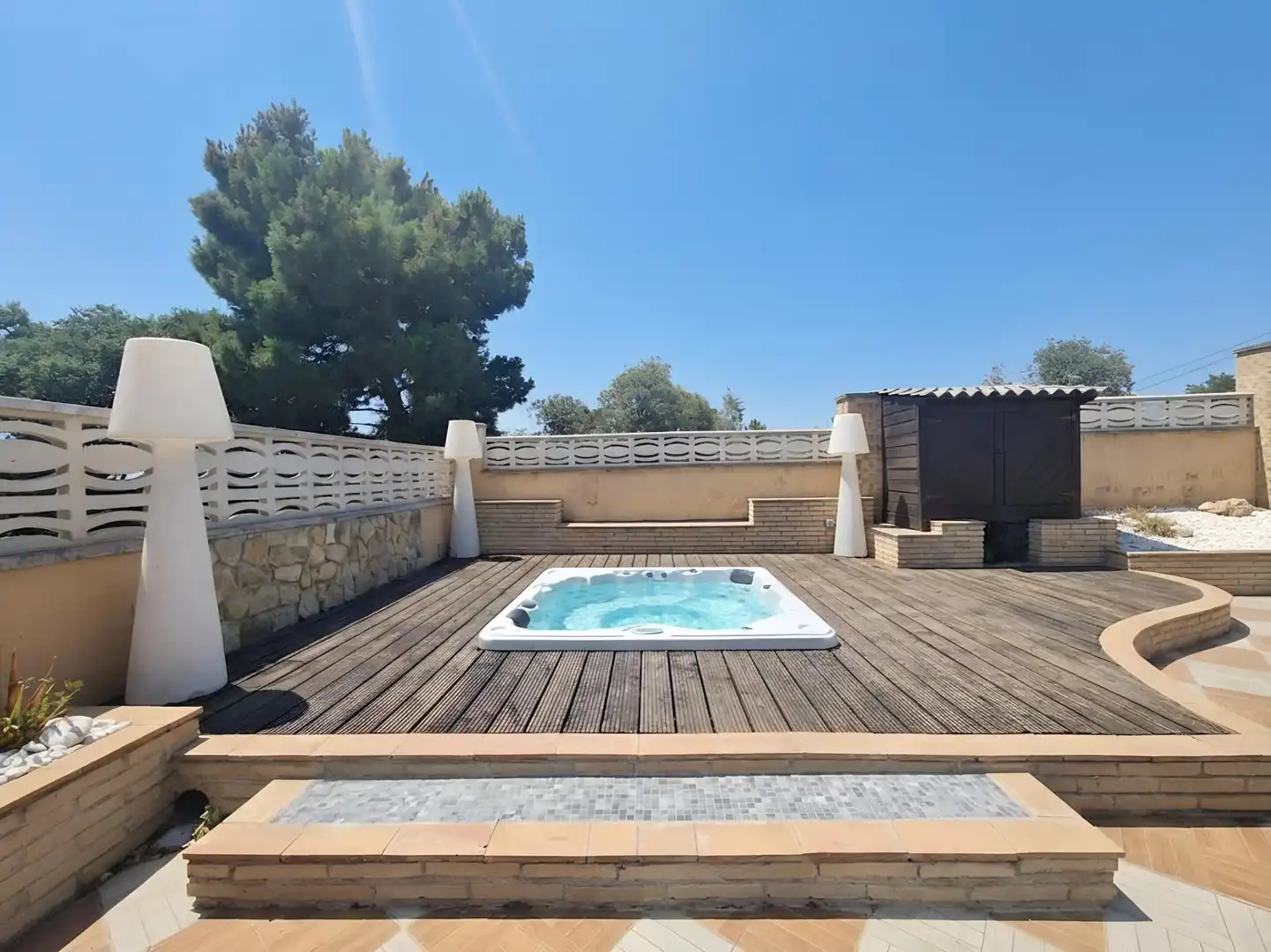 Terrassa de Casa o xalet en venda en Lloret de Mar amb Aire condicionat, Calefacció i Jardí privat