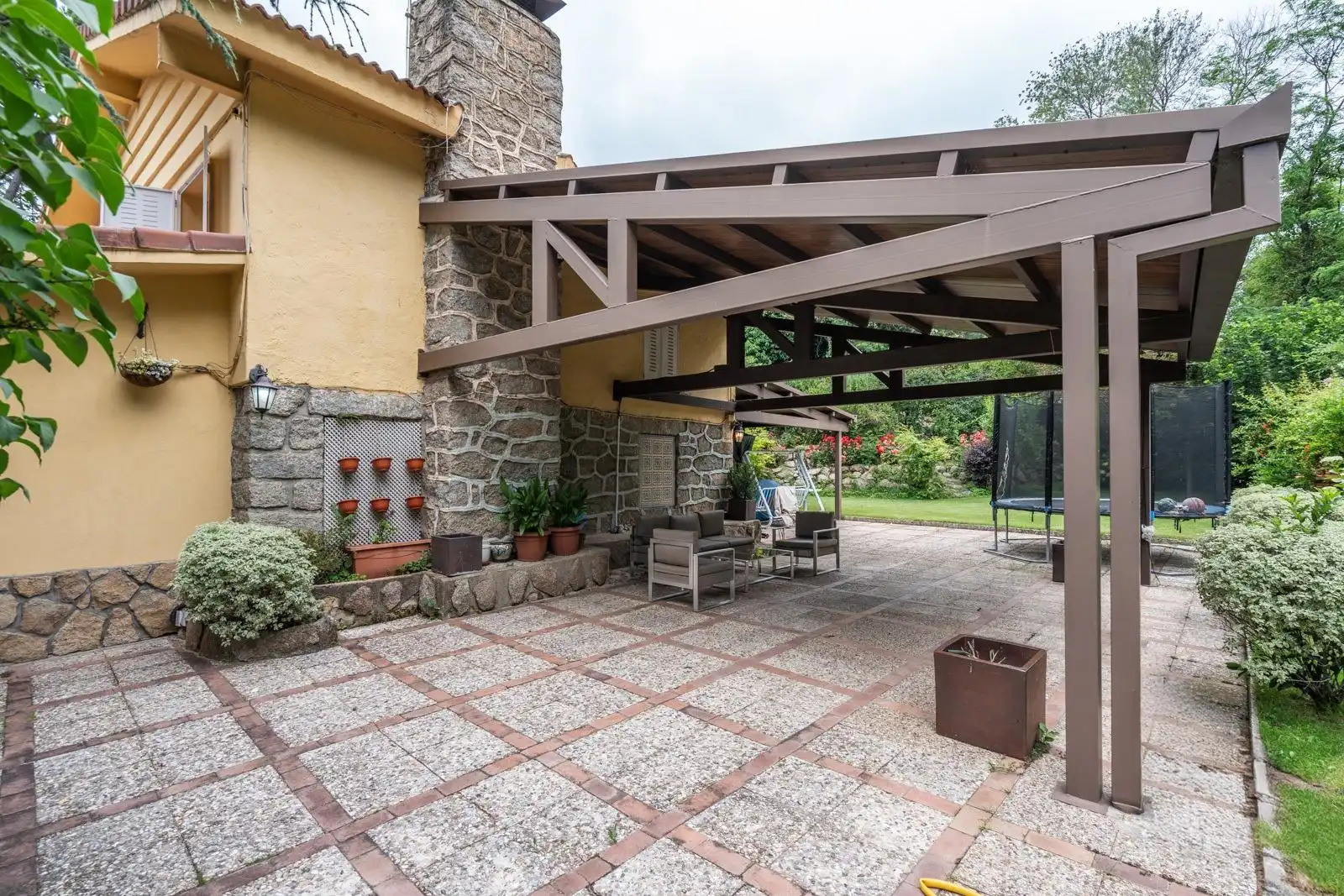 Terraza de Finca rústica en venta en El Barraco  con Calefacción, Jardín privado y Terraza