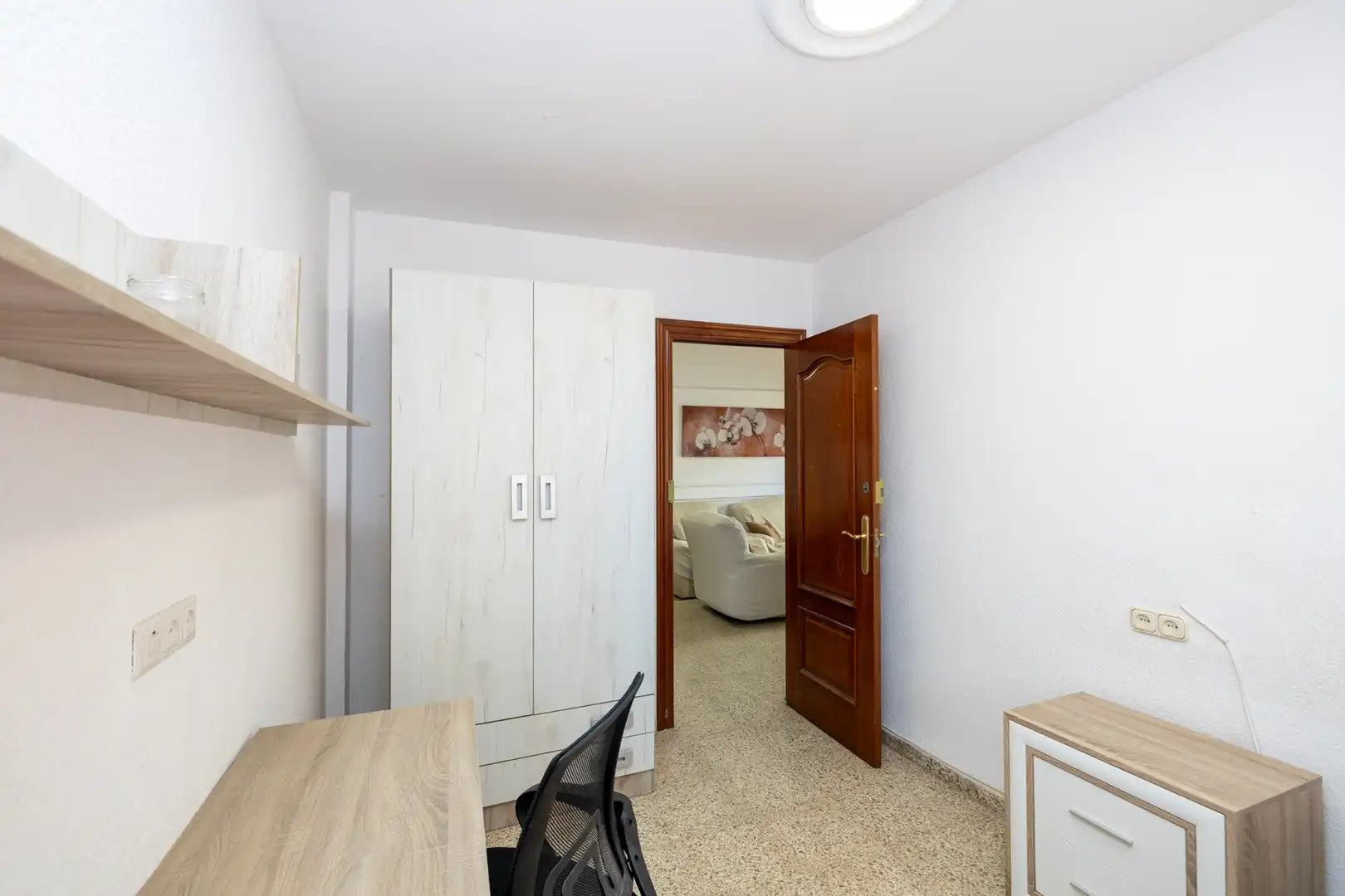 Schlafzimmer von Wohnung zur Miete in Granada mit Klimaanlage, Möbliert und Waschmaschine