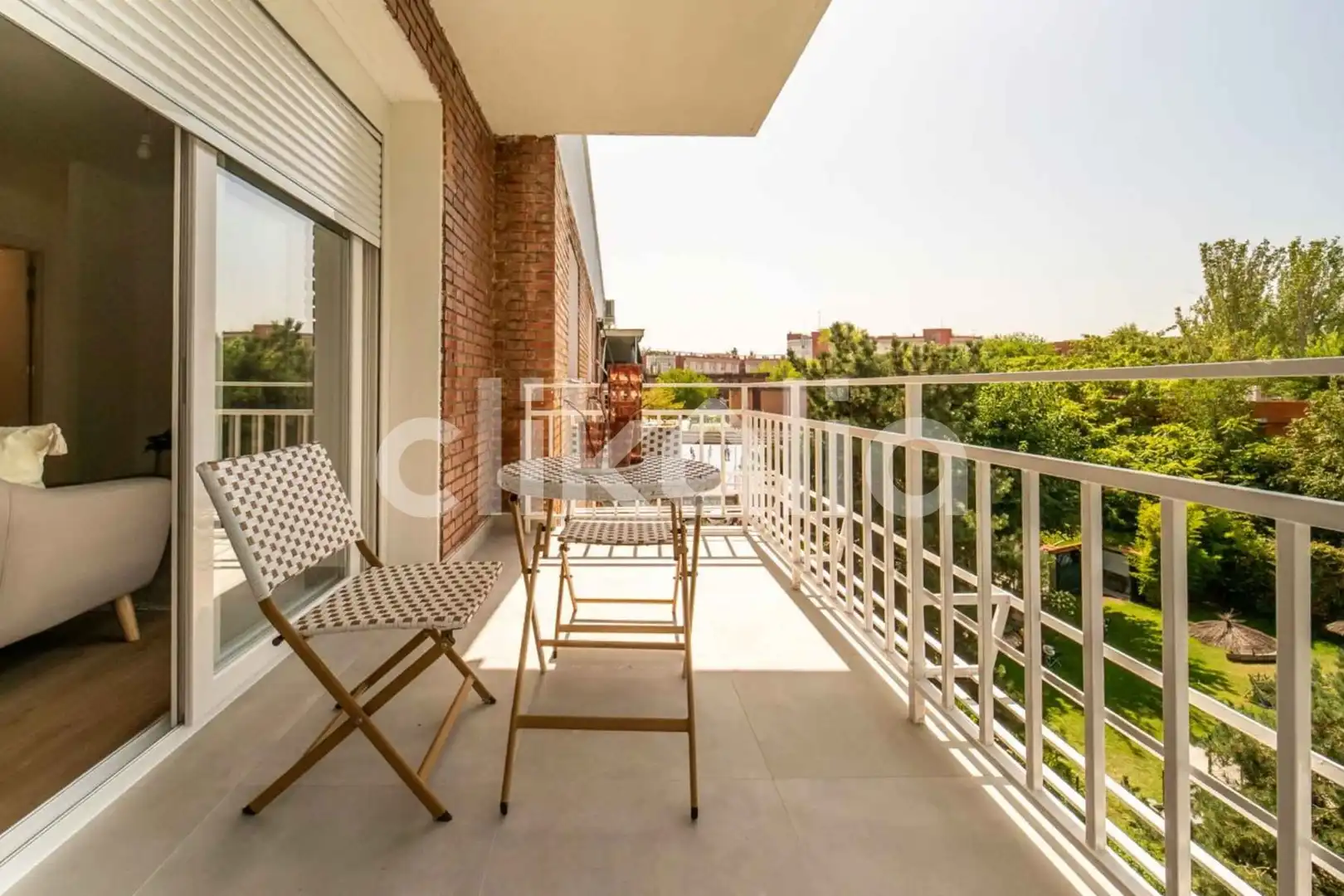 Terrasse von Wohnung zum Verkauf in Madrid mit Klimaanlage, Heizung und Privatgarten