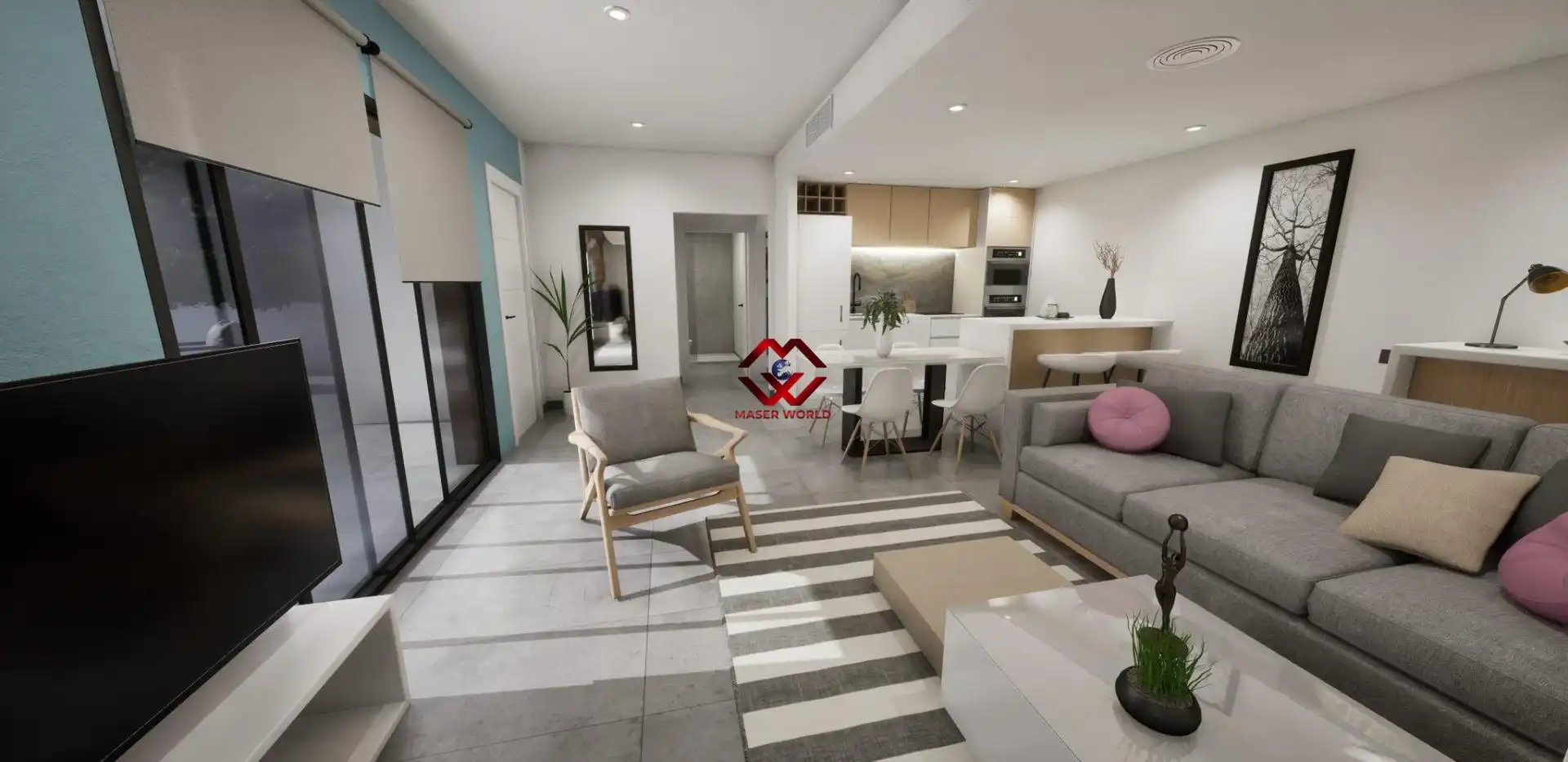 Living room of Duplexes for sale in Torre-Pacheco  with Private garden, Terrace and Swimming Pool