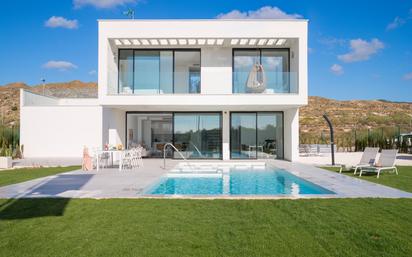 Vista exterior de Casa o xalet en venda en  Murcia Capital amb Aire condicionat, Calefacció i Jardí privat