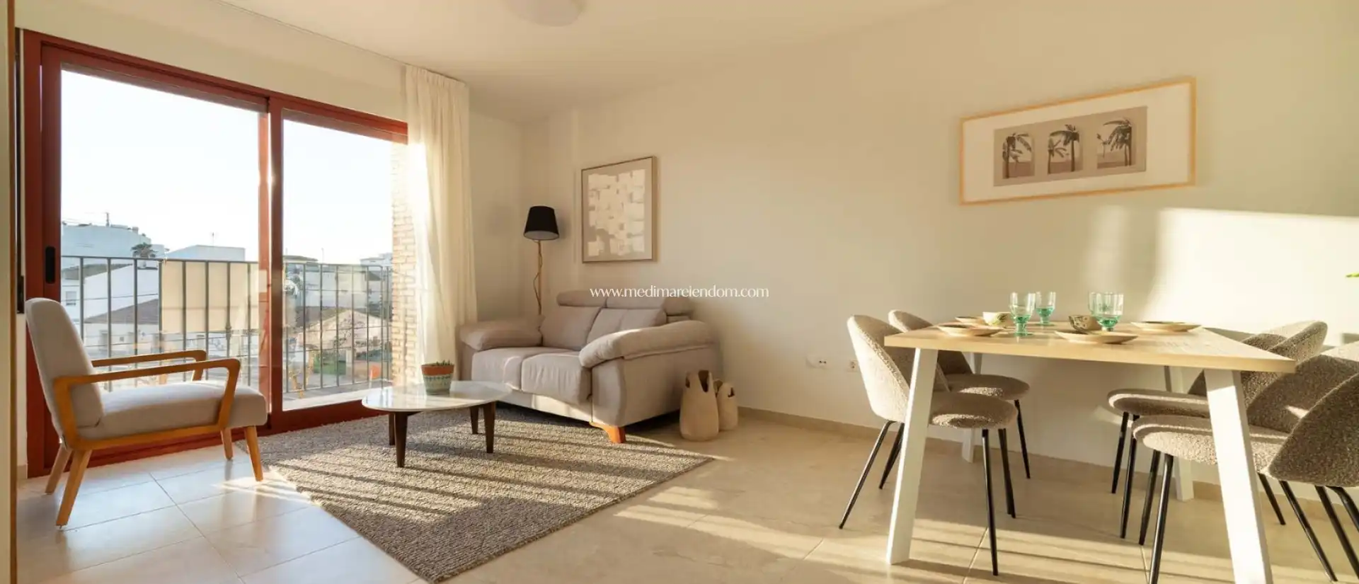 Sala de estar de Apartamento en venta en Murcia con Aire acondicionado, Calefacción y Terraza