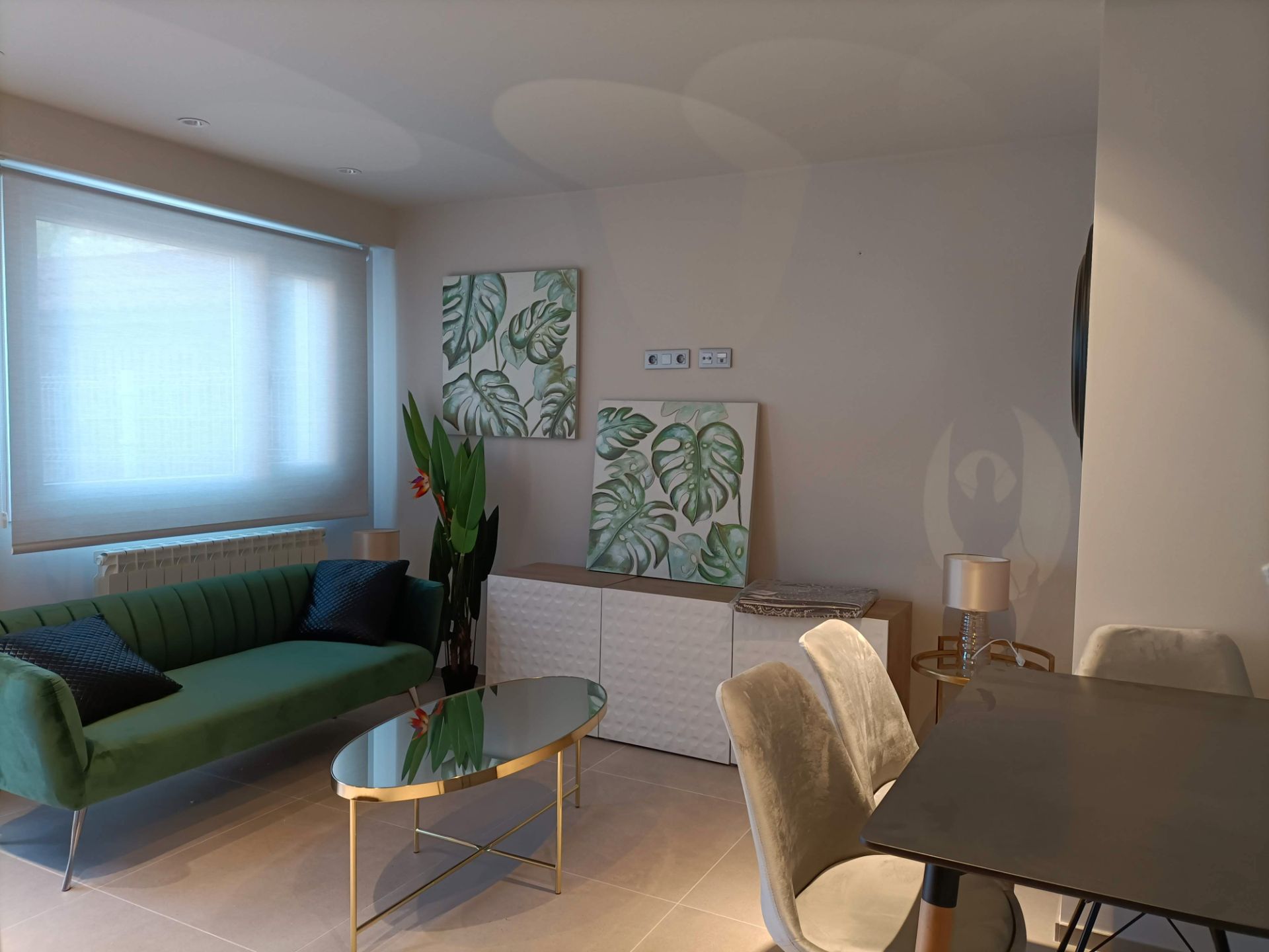 Sala de estar de Apartamento de alquiler en Vigo  con Calefacción, Terraza y Amueblado