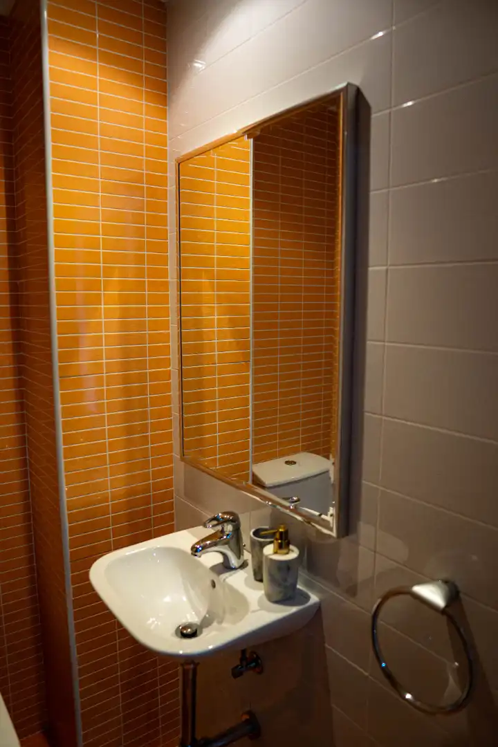 Baño de Apartamento en venta en A Illa de Arousa  con Calefacción, Jardín privado y Parquet