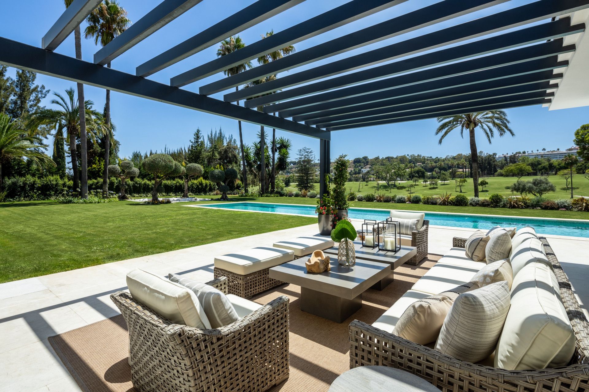 Terraza de Casa o chalet en venta en Marbella con Aire acondicionado, Jardín privado y Terraza