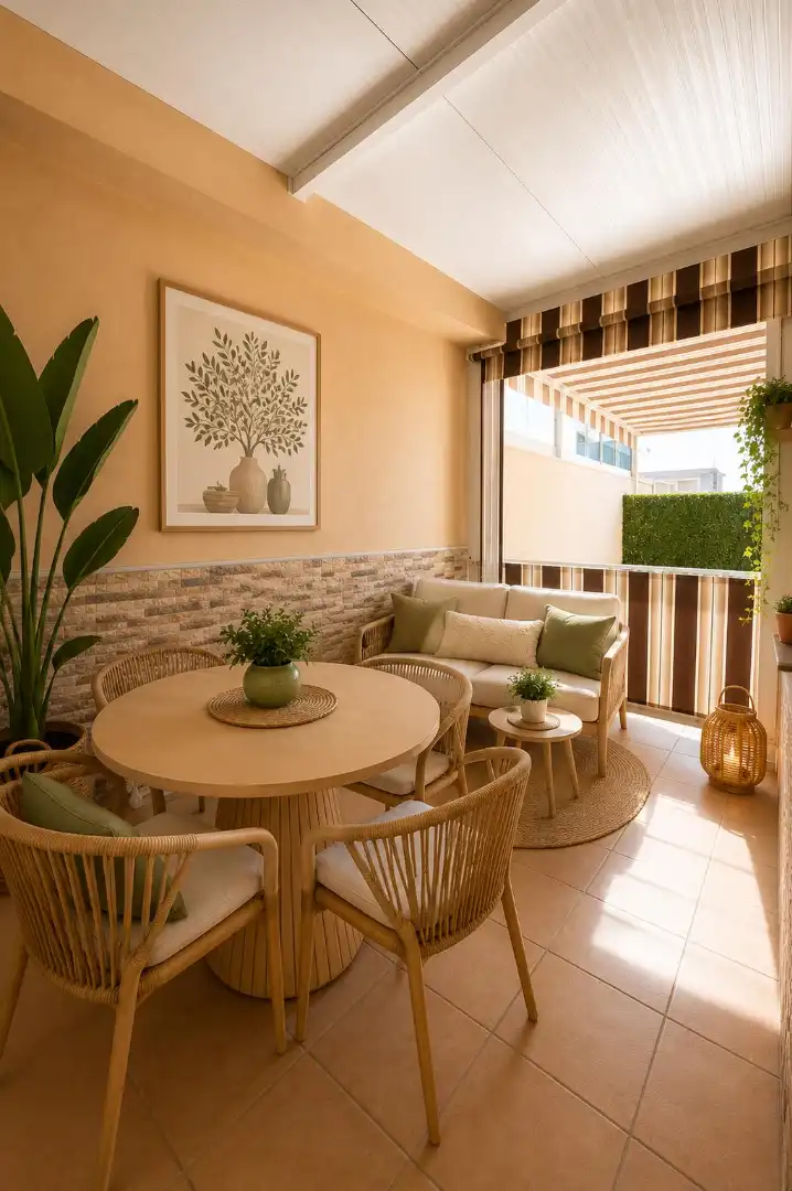 Terrasse von Wohnungen zum Verkauf in Mijas mit Klimaanlage, Heizung und Terrasse