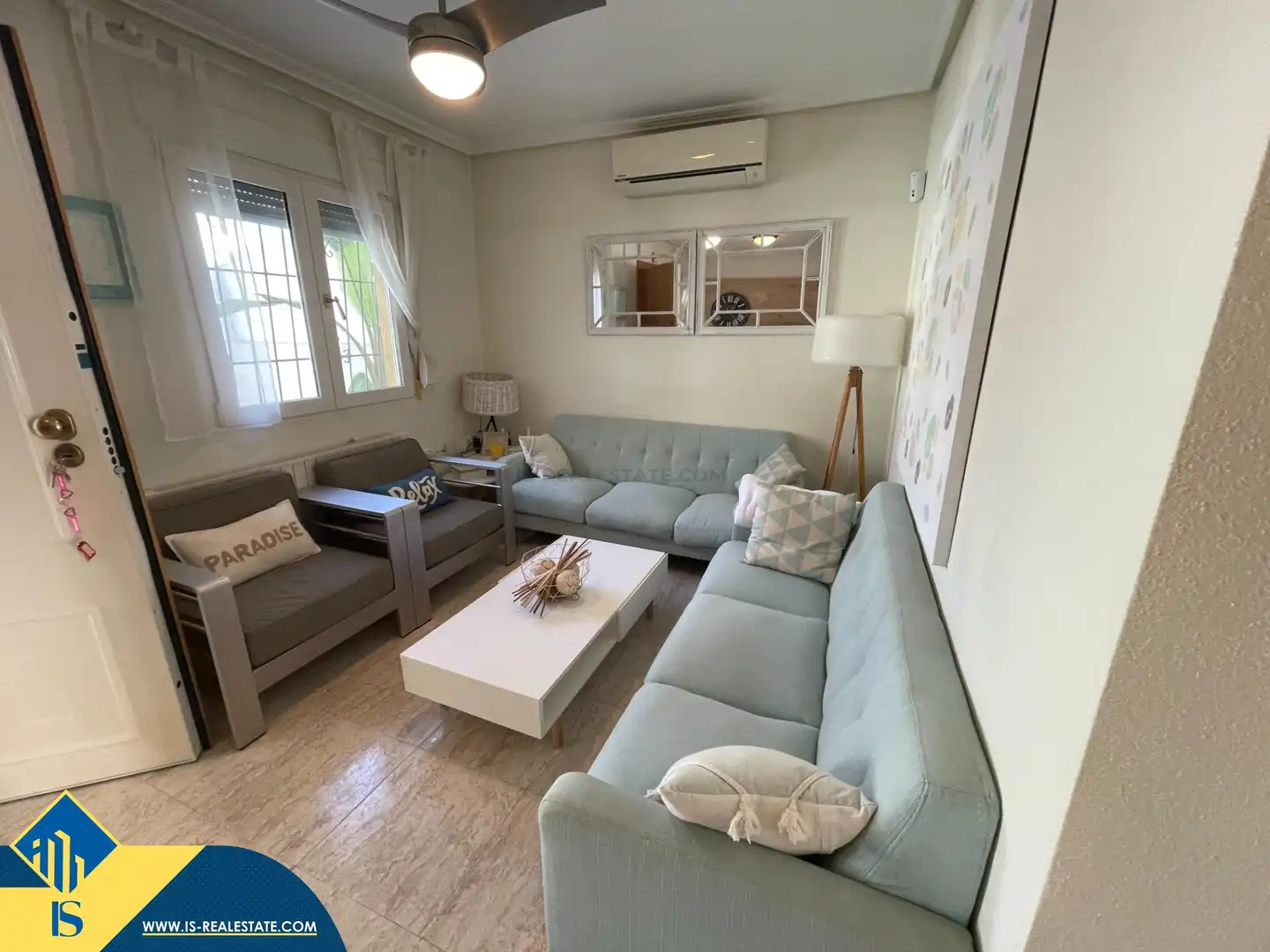 Wohnzimmer von Maisonette zum Verkauf in Pilar de la Horadada mit Terrasse, Schwimmbad und Möbliert