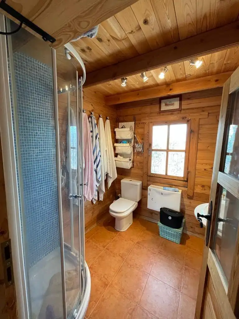 Baño de Finca rústica en venta en Murcia con Aire acondicionado, Jardín privado y Terraza