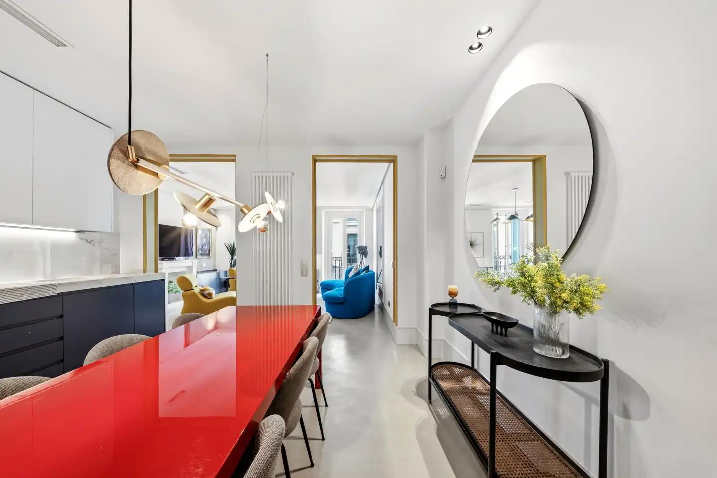 Esszimmer von Wohnung zur Miete in Madrid mit Klimaanlage, Heizung und Möbliert