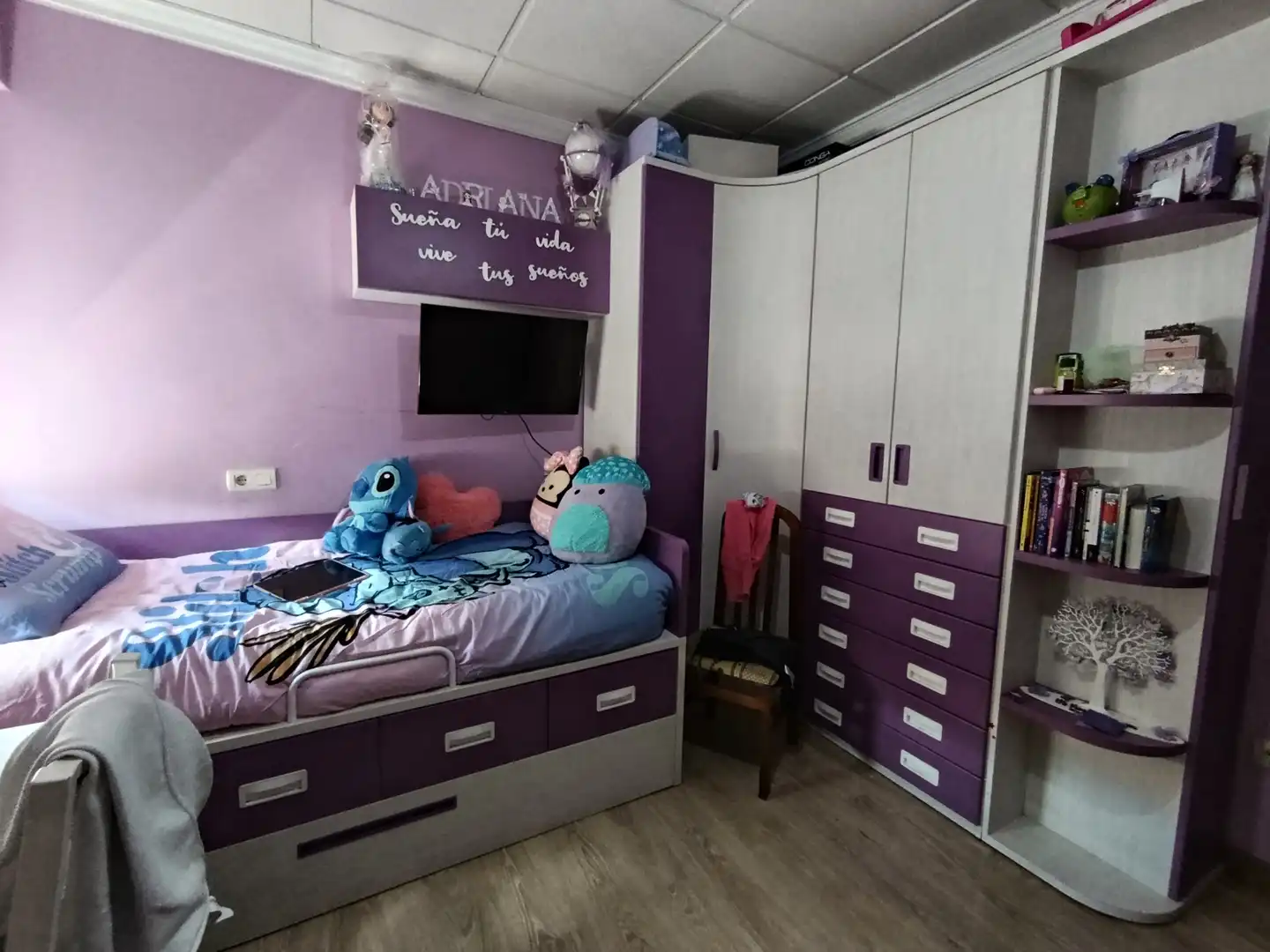 Schlafzimmer von Wohnung zum Verkauf in Benavente mit Heizung, Parkett und Möbliert
