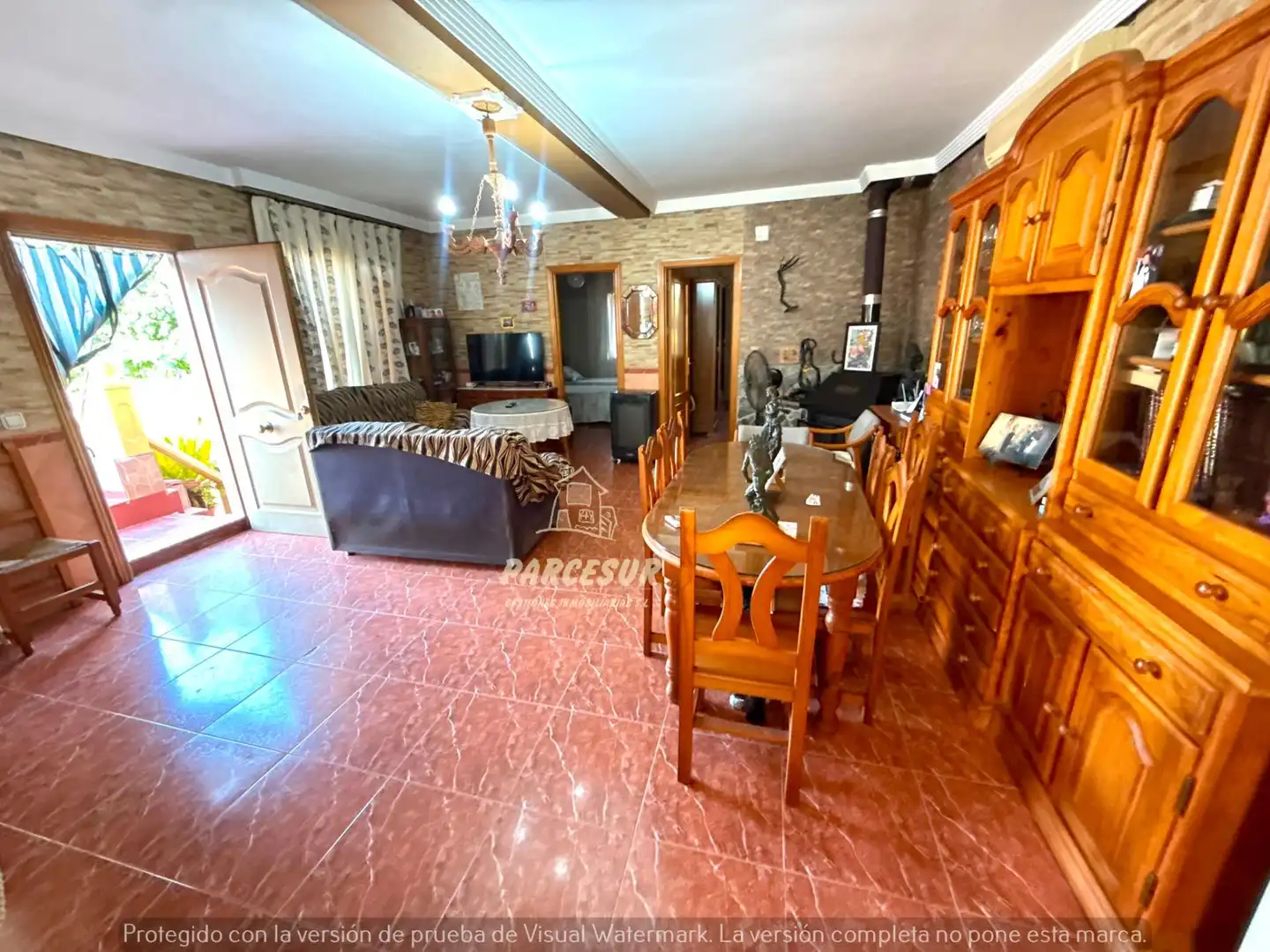 Living room of Houses for sale in Almodóvar del Río  with Air Conditioner, Private garden and Terrace