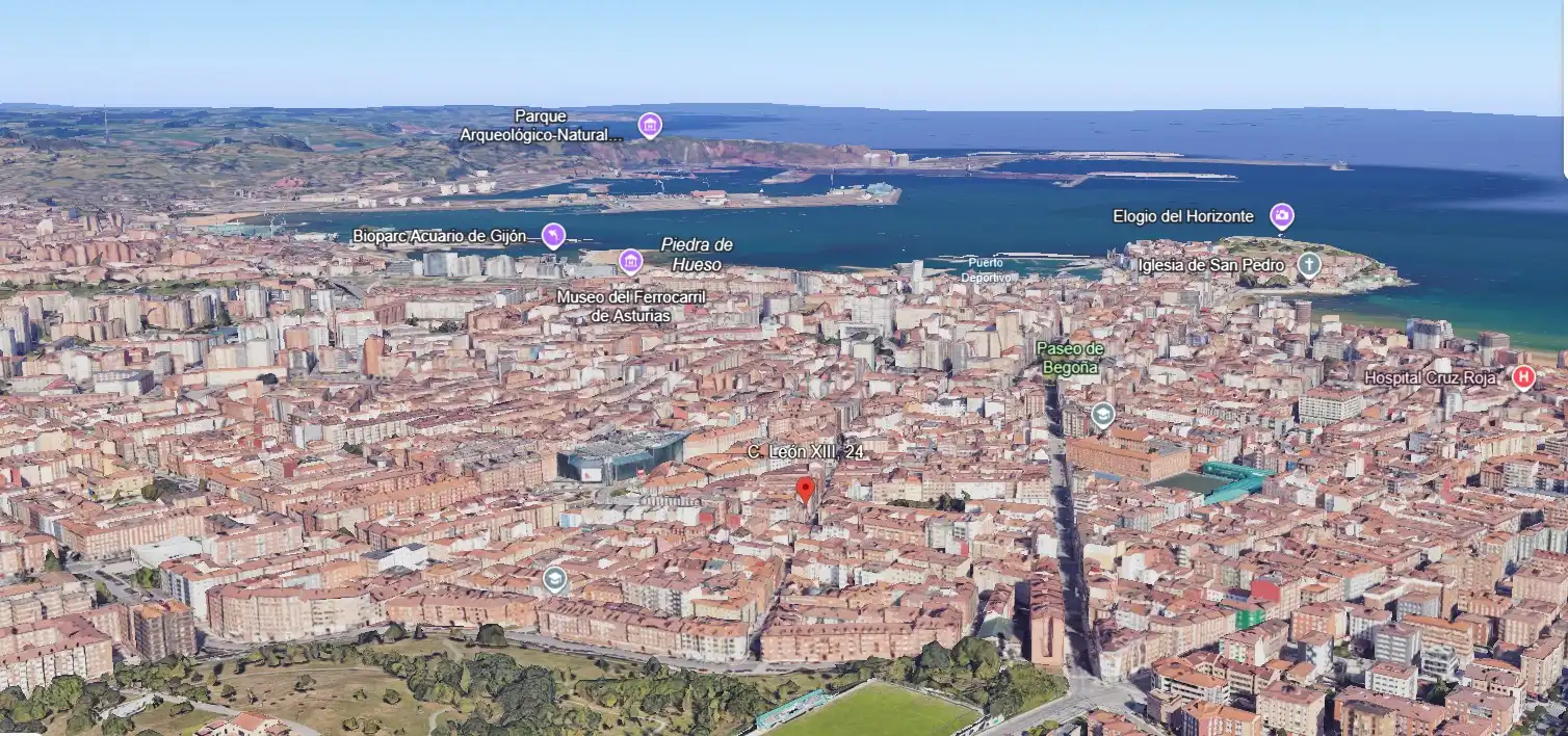 Apartamento de alquiler en Gijón  con Calefacción, Parquet y Trastero