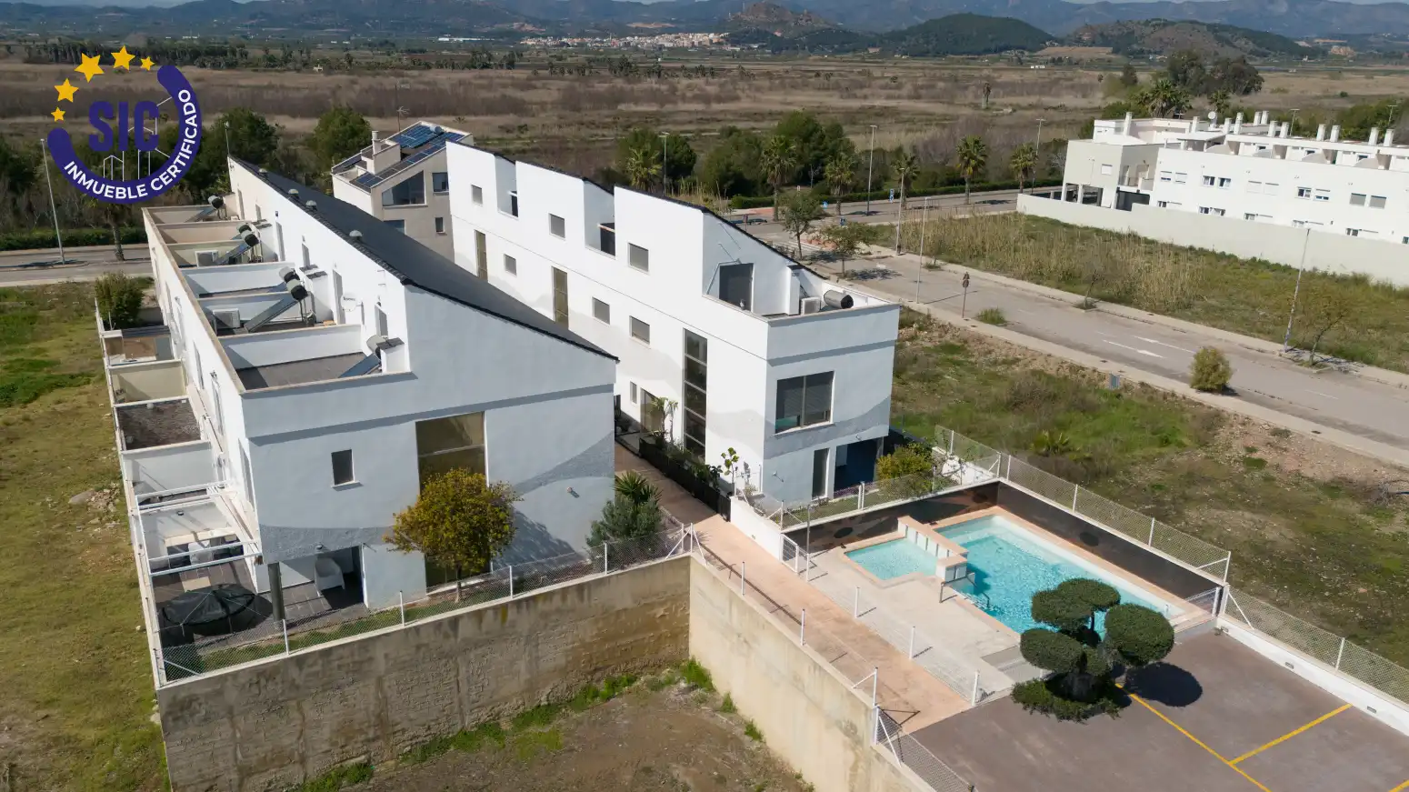 Exterior view of Detached homes for sale in Almenara  with Air Conditioner, Heating and Terrace