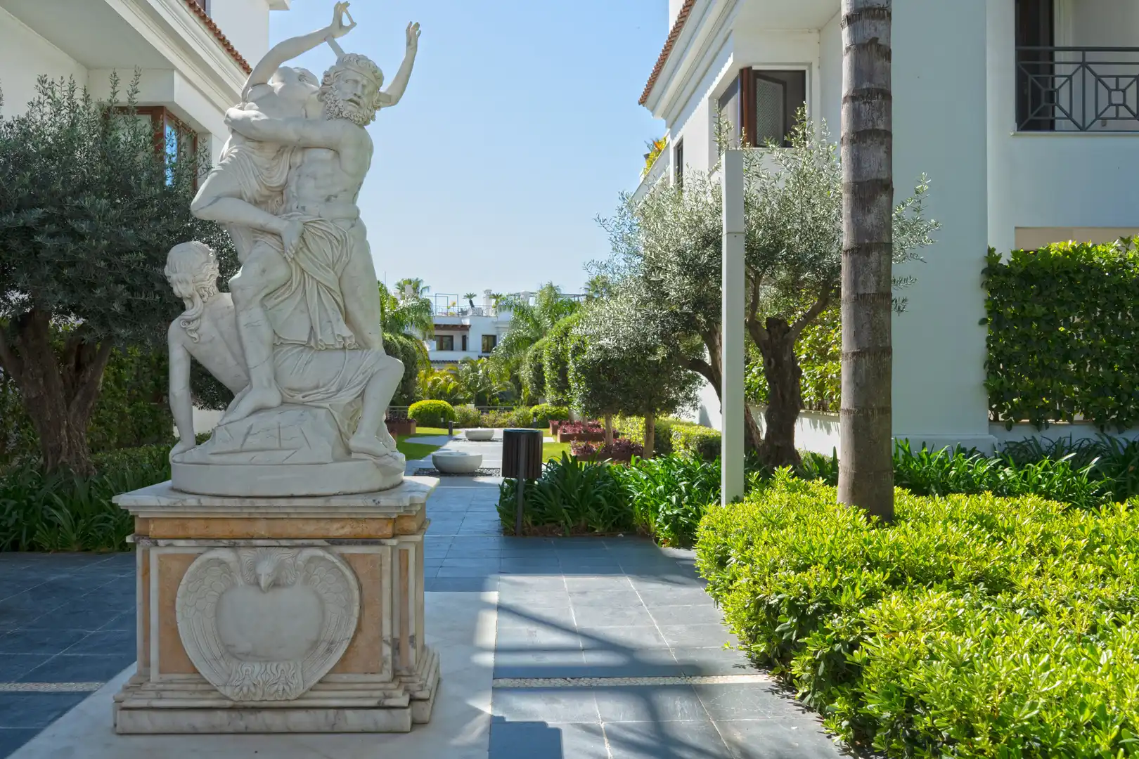 Jardín de Planta baja en venta en Estepona con Aire acondicionado, Terraza y Trastero