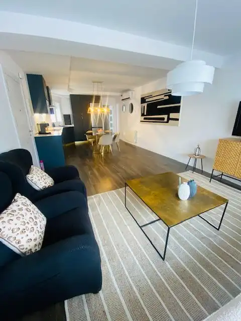 Sala de estar de Piso de alquiler en Albacete con Aire acondicionado, Calefacción y Amueblado
