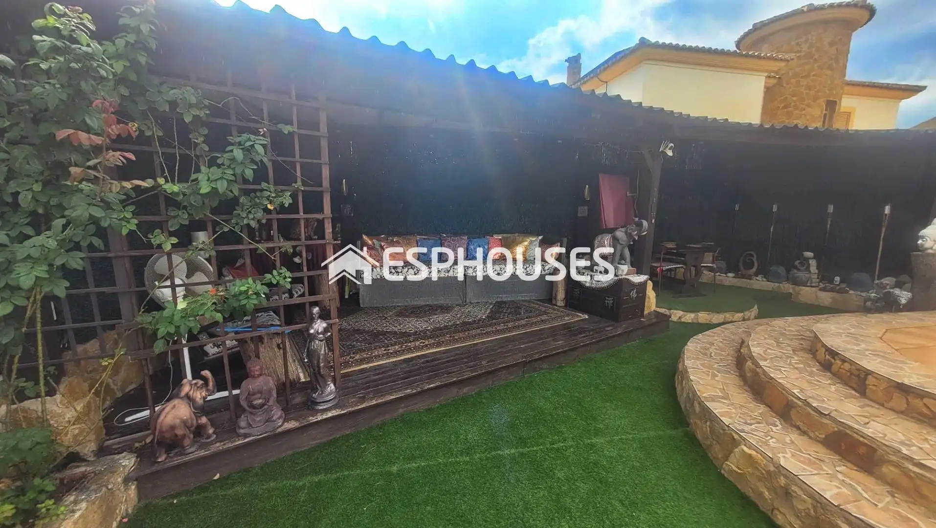 Exterior view of Houses for sale in Finestrat  with Storage room, Swimming Pool and Balcony